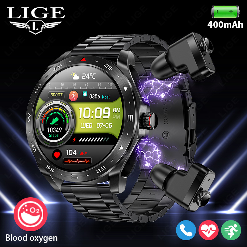 Smartwatch Headset - ساعة ذكية LIGE مع سماعات أذن