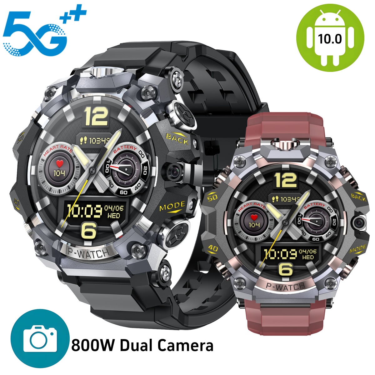 Smartwatch Id - ساعة ذكية Q668 بنظام أندرويد 10.0،