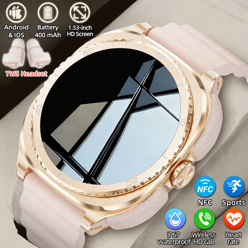 Smartwatch Headset - ساعة ذكية LIGE 2 في 1