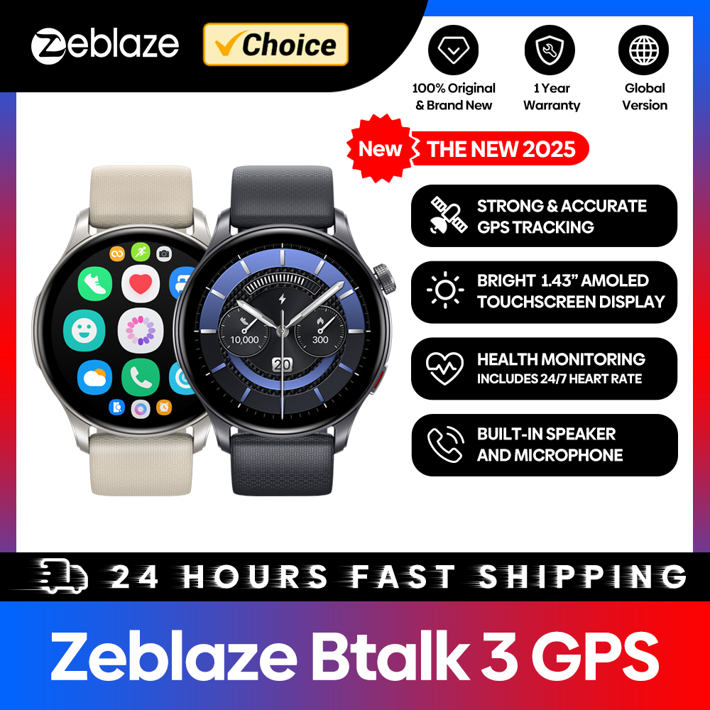 Smartwatch X - جديد Zeblaze Btalk 3 GPS Smartwatch