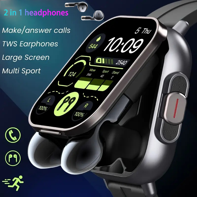 Smartwatch Headset - ساعة ذكية جديدة 2 في 1