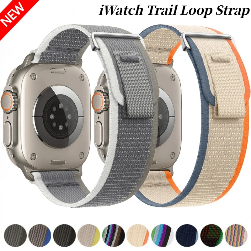 Solo Loop Strap - درب حلقة حزام لساعة أبل الترا