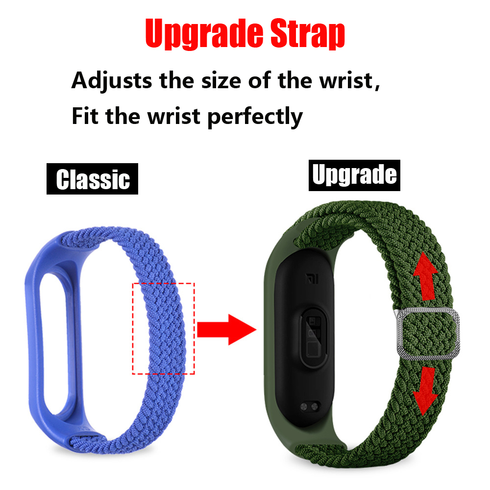 سوار لـ Mi band 10 9 8 7 حزام  - مراجعة Solo Loop Strap وسعره