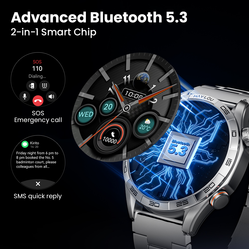 ساعة ذكية HAYLOU Solar 5 مع مي - مراجعة Smartwatch Faces وسعره
