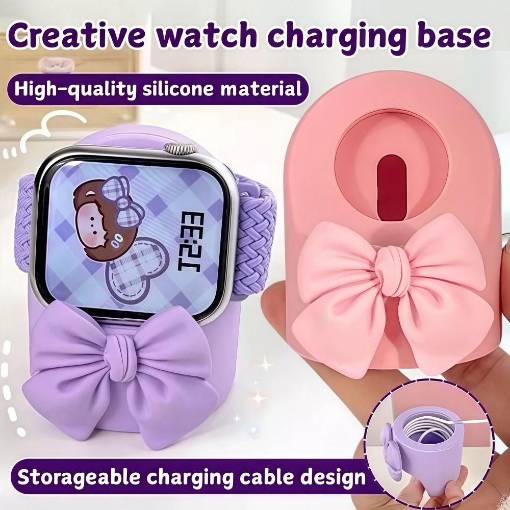 حامل شاحن ساعة ذكية بفيونكة مض - مراجعة Watch Charging Dock وسعره