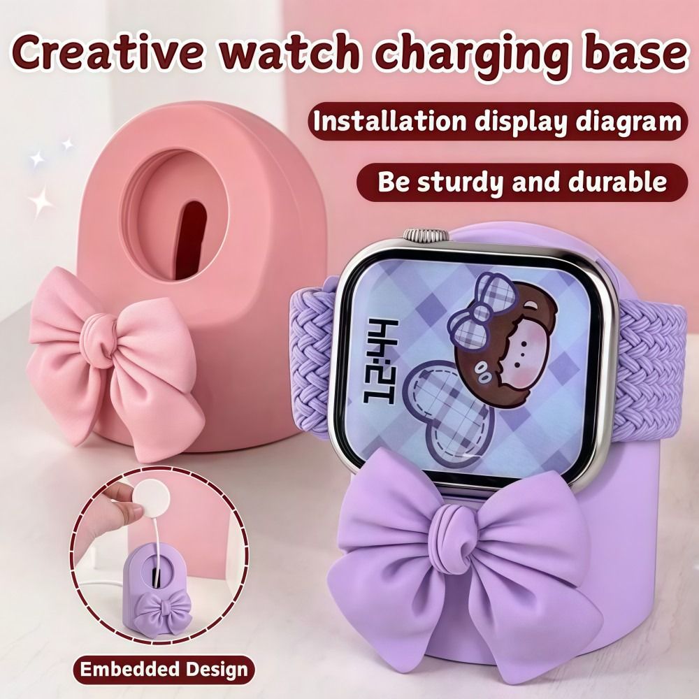 حامل شاحن ساعة ذكية بفيونكة مض - مراجعة Watch Charging Dock وسعره