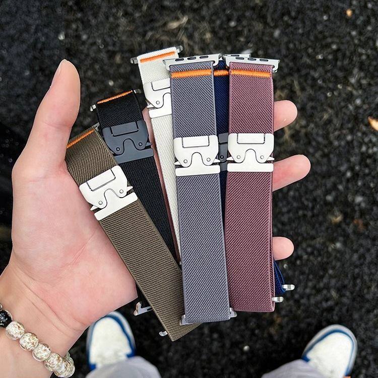 حزام نايلون مرن لساعة أبل ووتش - مراجعة Solo Loop Strap وسعره