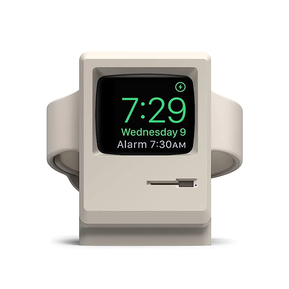 حامل شاحن سيليكون لساعة أبل 7  - مراجعة Watch Charging Dock وسعره