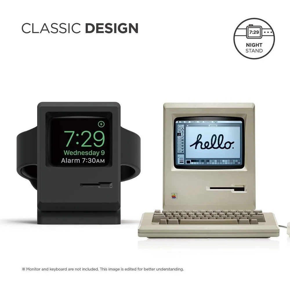 حامل شاحن سيليكون لساعة أبل 7  - مراجعة Watch Charging Dock وسعره