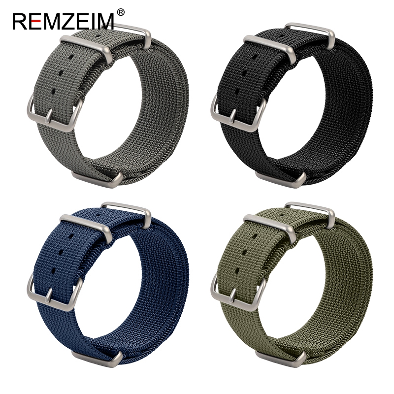 جديد مضلع حزام ساعة نيلون 18 م - مراجعة Nylon Nato Strap وسعره