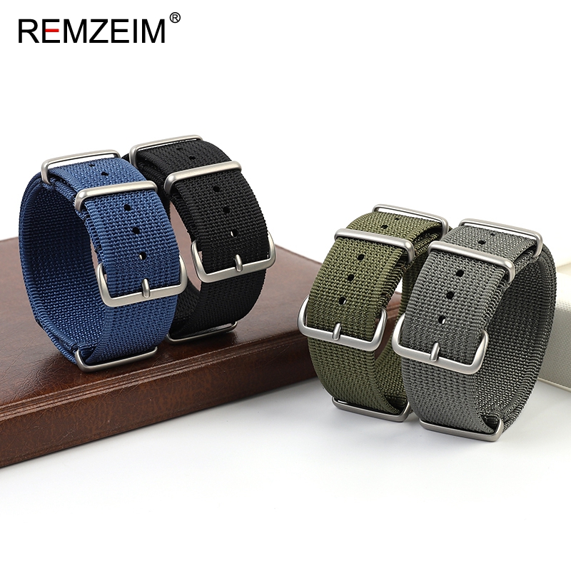جديد مضلع حزام ساعة نيلون 18 م - مراجعة Nylon Nato Strap وسعره