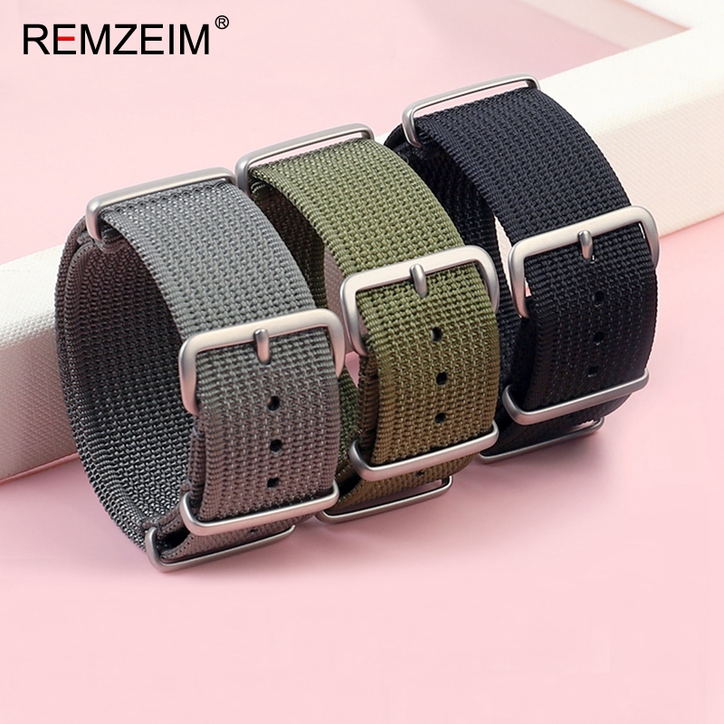 جديد مضلع حزام ساعة نيلون 18 م - مراجعة Nylon Nato Strap وسعره