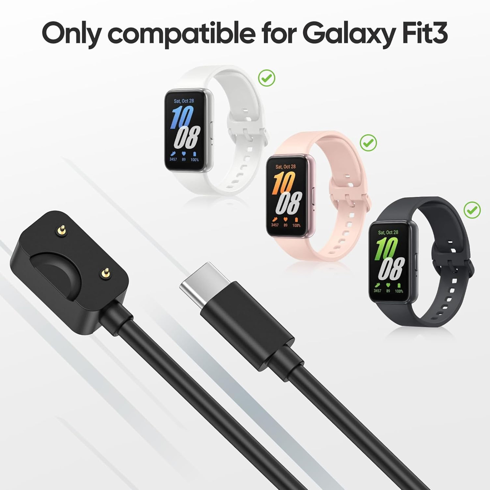 سلك شحن أسود لسامسونج جالاكسي  - مراجعة Best Smartwatch Accessories وسعره