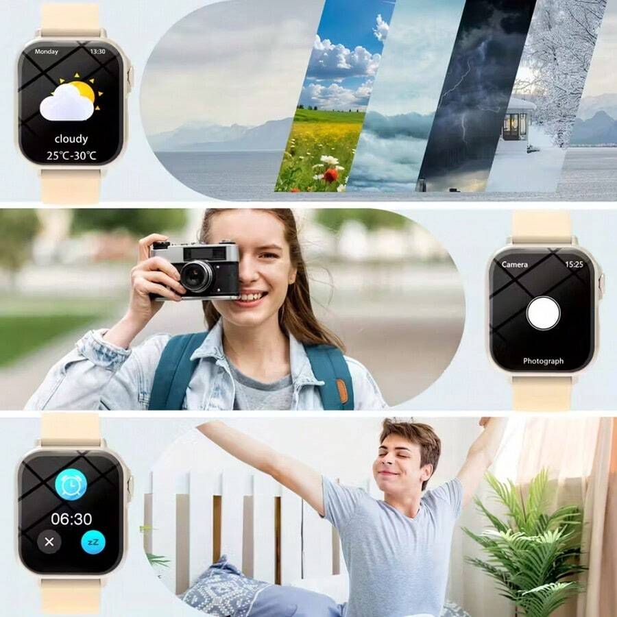 ساعة ذكية 2025 بشاشة لمس كاملة - مراجعة Smartwatch Touch وسعره