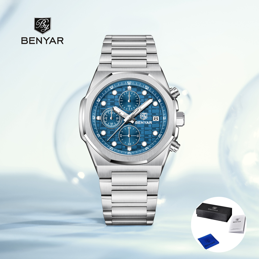 2025 جديد BENYAR ساعات رجالية  - مراجعة Accessories With Watch وسعره