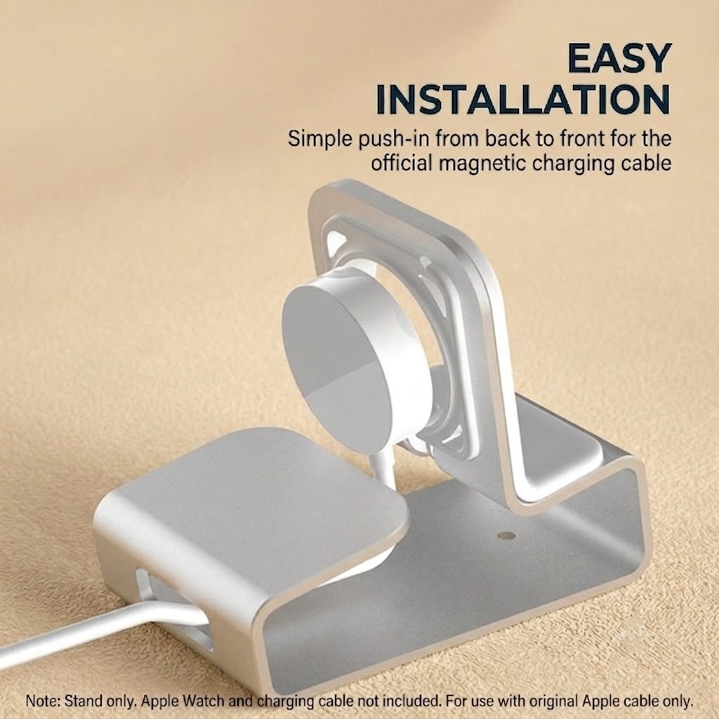 حامل شحن من الألومنيوم لساعة أ - مراجعة Watch Charging Dock وسعره