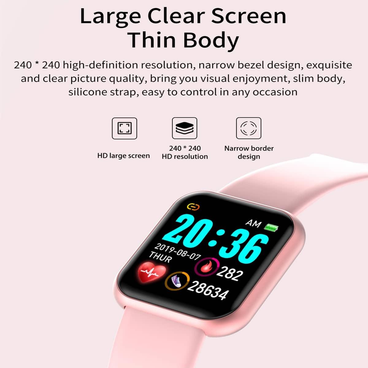 ساعة ذكية للرجال والنساء ، ساع - مراجعة Smartwatch Touch وسعره
