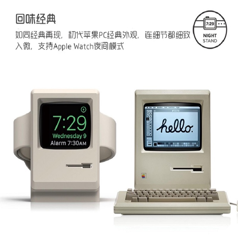 حامل شاحن سيليكون لساعة أبل 7  - مراجعة Watch Charging Dock وسعره