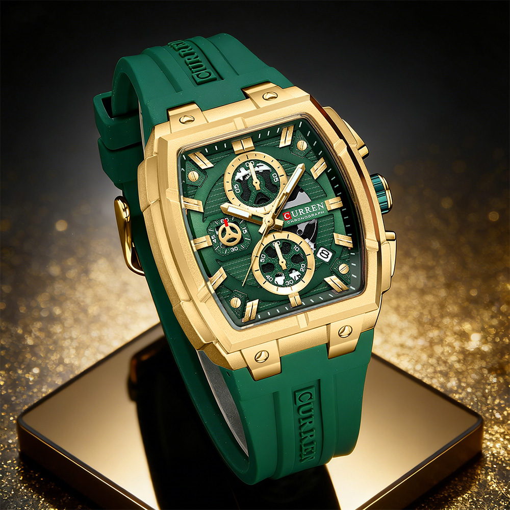 ساعة CURREN الفاخرة للرجال، سا - مراجعة Accessories With Watch وسعره