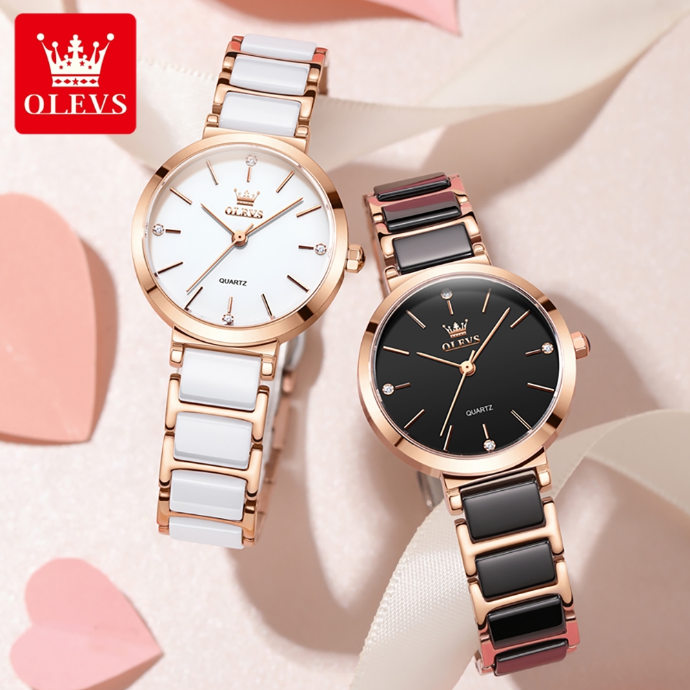 OLEVS ساعة نسائية 5877 ساعة كو - مراجعة Accessories With Watch وسعره