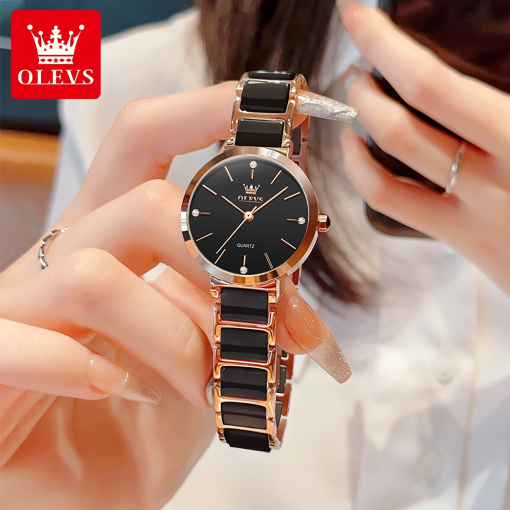 OLEVS ساعة نسائية 5877 ساعة كو - مراجعة Accessories With Watch وسعره