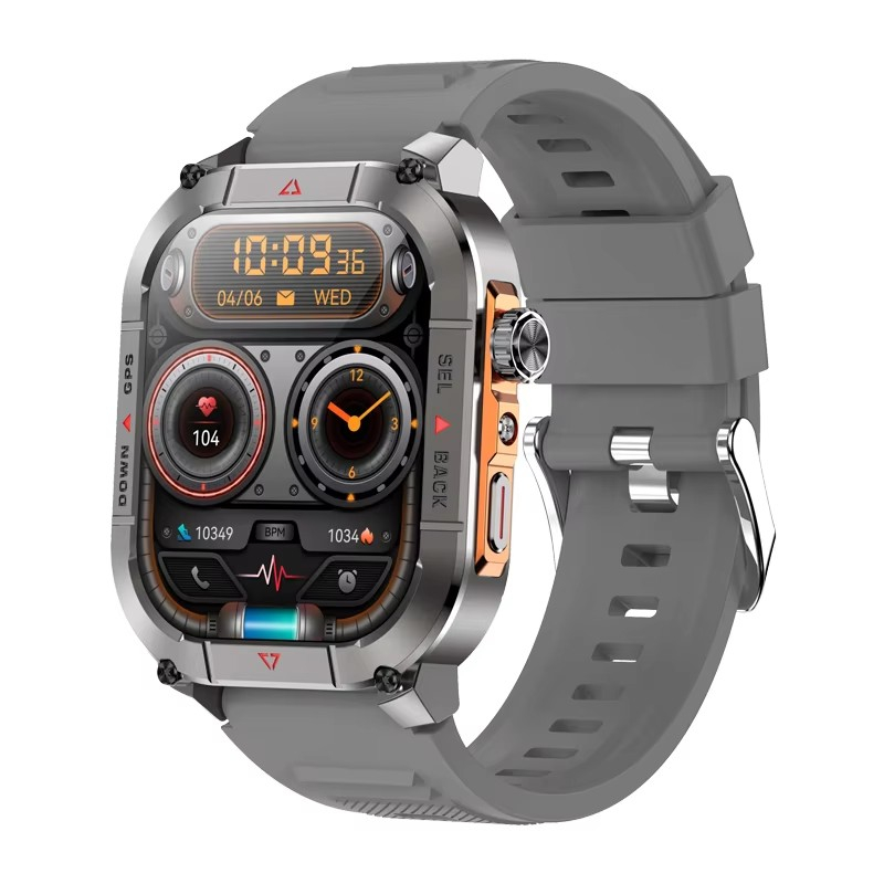 جديد HK84 الرجال ساعة ذكية AMO - مراجعة Smartwatch Touch وسعره