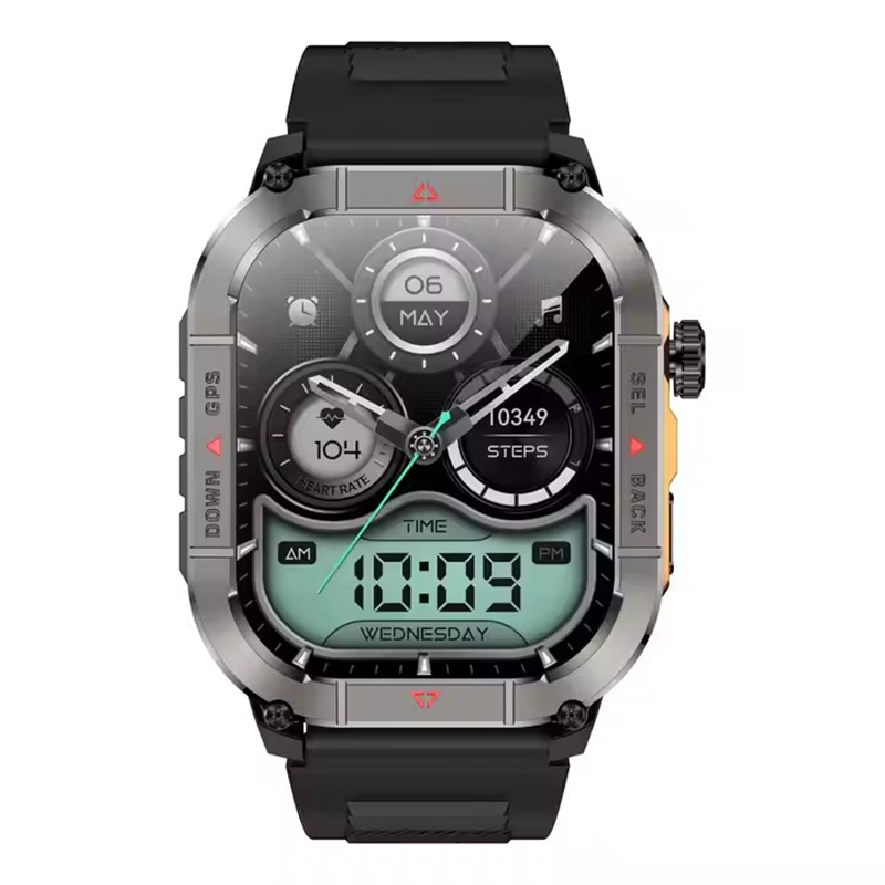 جديد HK84 الرجال ساعة ذكية AMO - مراجعة Smartwatch Touch وسعره
