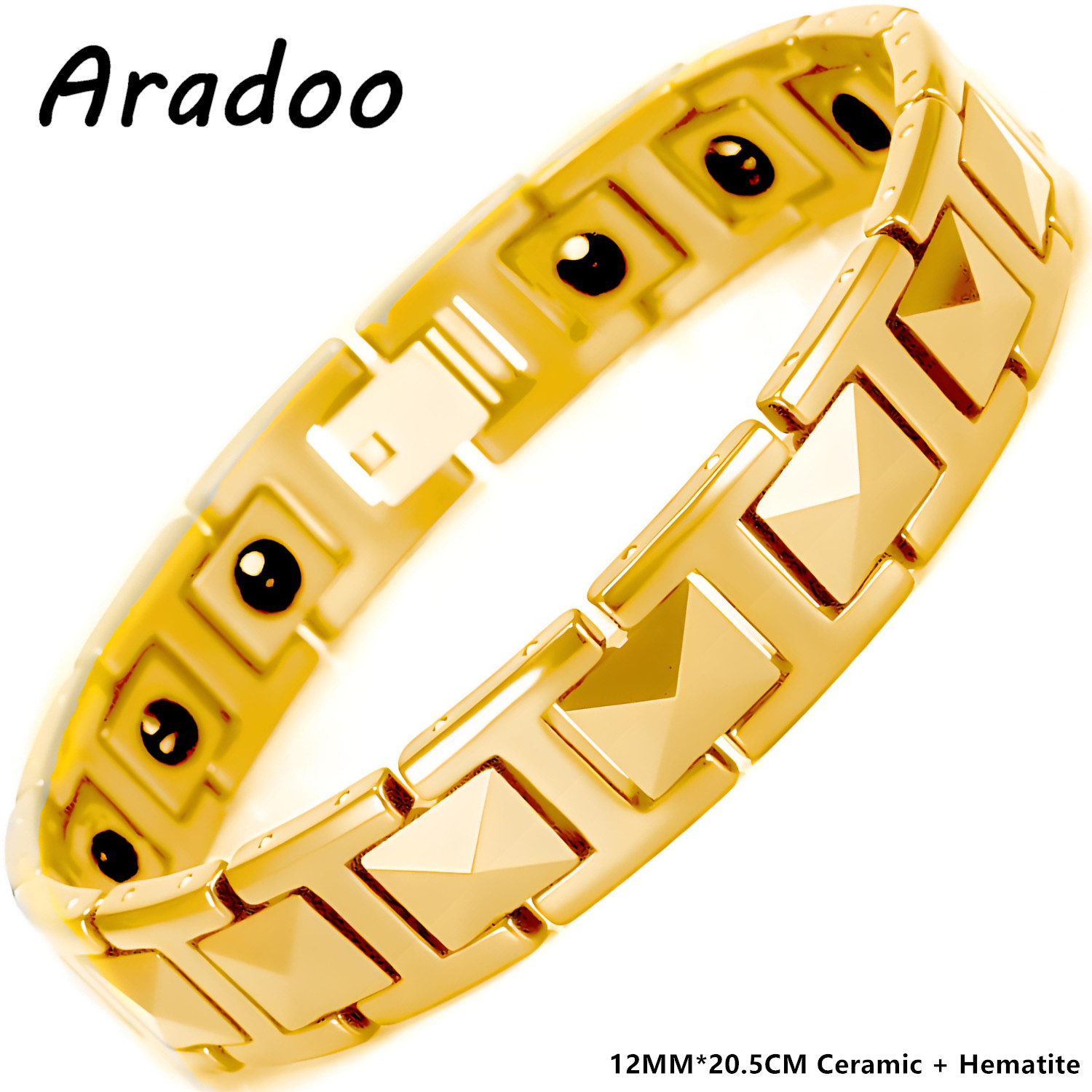 سوار ARADOO من السيراميك الفاخ - مراجعة Ceramic Link Bracelet وسعره