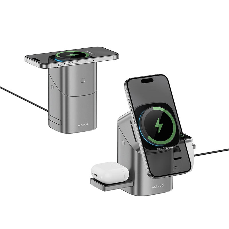 شاحن لاسلكي متعدد الوظائف 3 في - مراجعة Smartwatch Touch وسعره