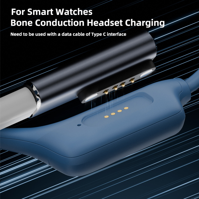 محول شاحن مغناطيسي من النوع C  - مراجعة Smartwatch Headset وسعره
