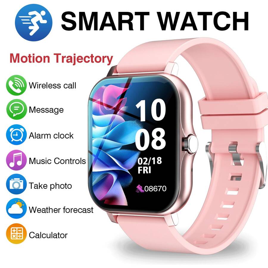 ساعة ذكية مع ميزة الاتصال اللا - مراجعة Smartwatch Touch وسعره