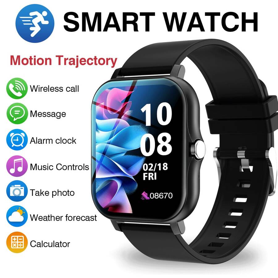 ساعة ذكية مع ميزة الاتصال اللا - مراجعة Smartwatch Touch وسعره