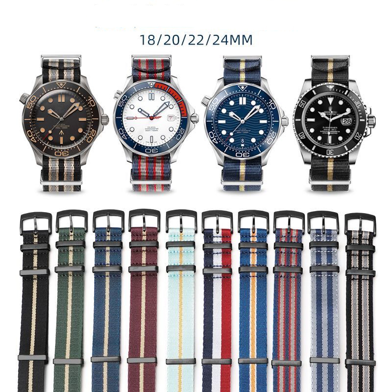 حزام ساعة من النايلون الفاخر ل - مراجعة Nylon Nato Strap وسعره