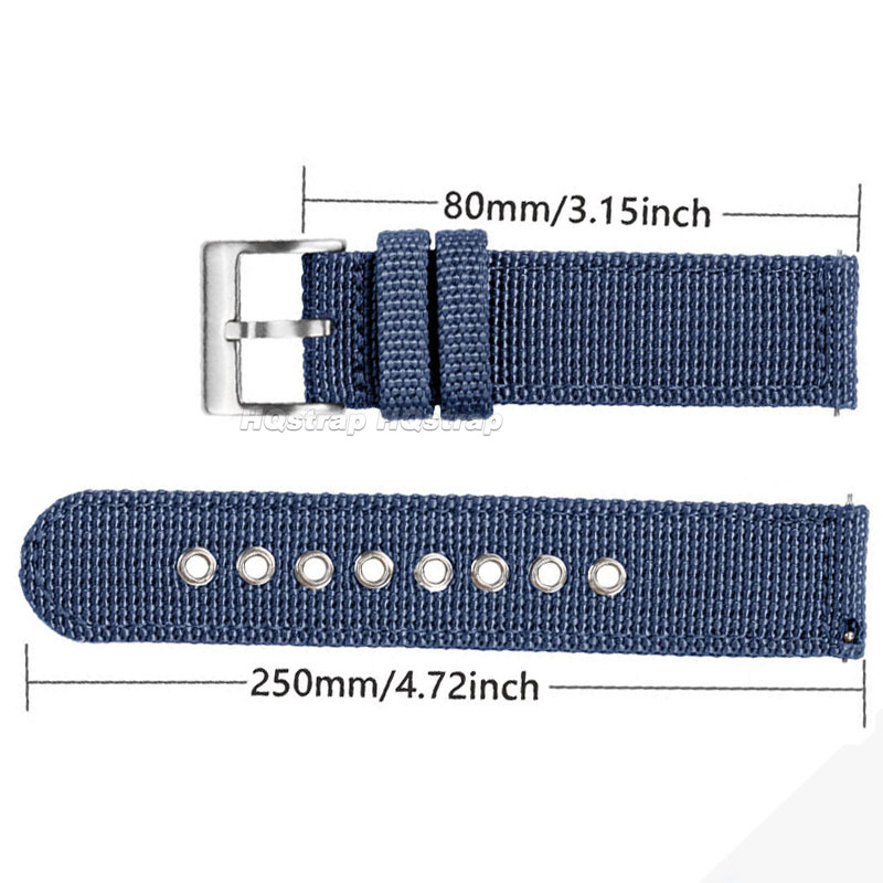 سوار معصم من قماش النايلون ، س - مراجعة Nylon Nato Strap وسعره