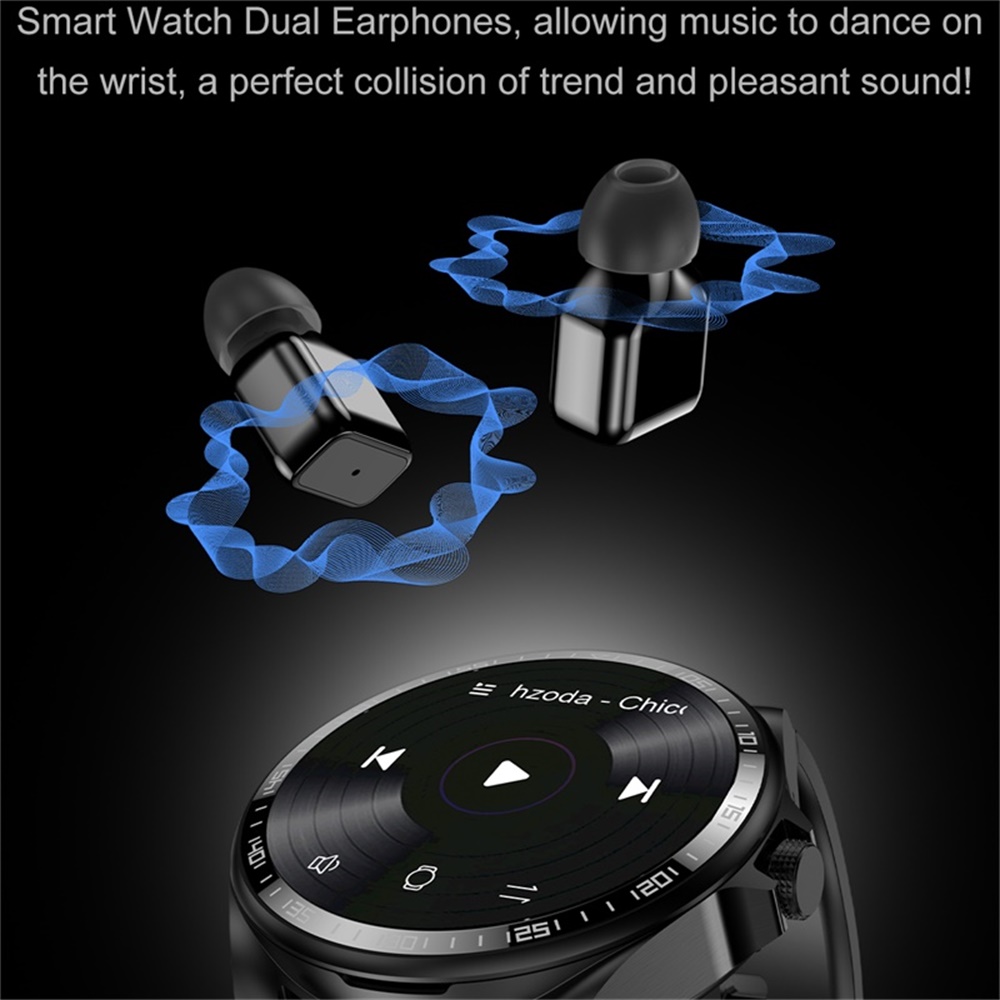 ساعة ذكية جديدة 696 مع سماعات  - مراجعة Smartwatch Headset وسعره