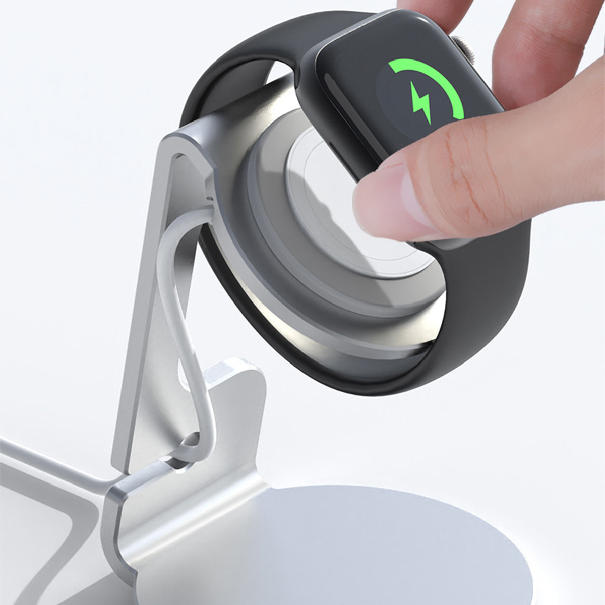 الألومنيوم قوس شاحن قاعدة شحن  - مراجعة Watch Charging Dock وسعره