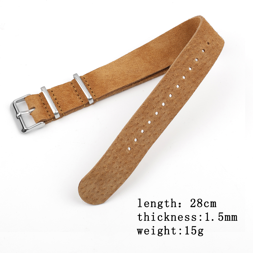 لينة الرجعية الجلد المدبوغ حزا - مراجعة Nylon Nato Strap وسعره