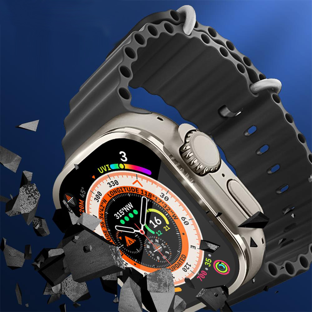 مصد معدني + زجاج مقسى لساعة أب - مراجعة Watch Case Bumper وسعره