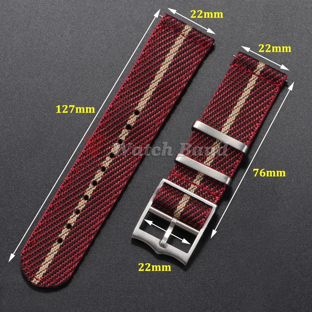 20 22 مللي متر حزام نايلون ل ت - مراجعة Nylon Nato Strap وسعره
