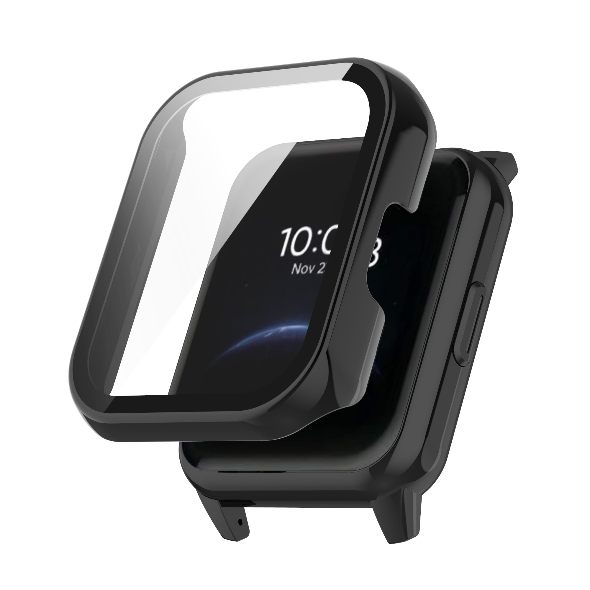 زجاج + غلاف لساعة Realme 2 2 p - مراجعة Watch Case Bumper وسعره