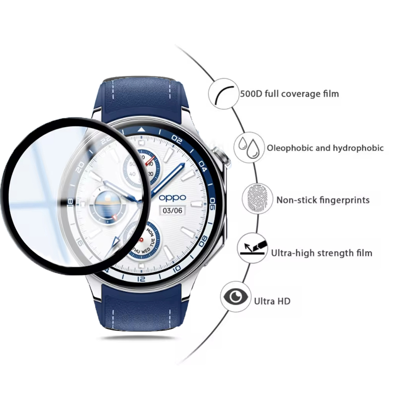 واقي شاشة لساعة OPPO X طبقة مض - مراجعة Smartwatch X وسعره