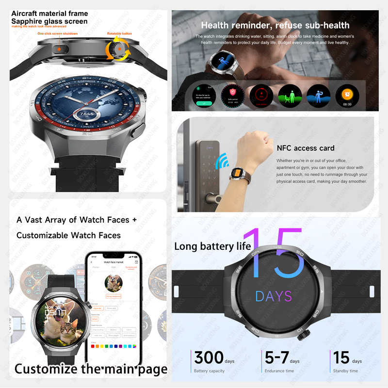 2026 جديد ساعة BOXUXING 5 ماكس - مراجعة Smartwatch Faces وسعره