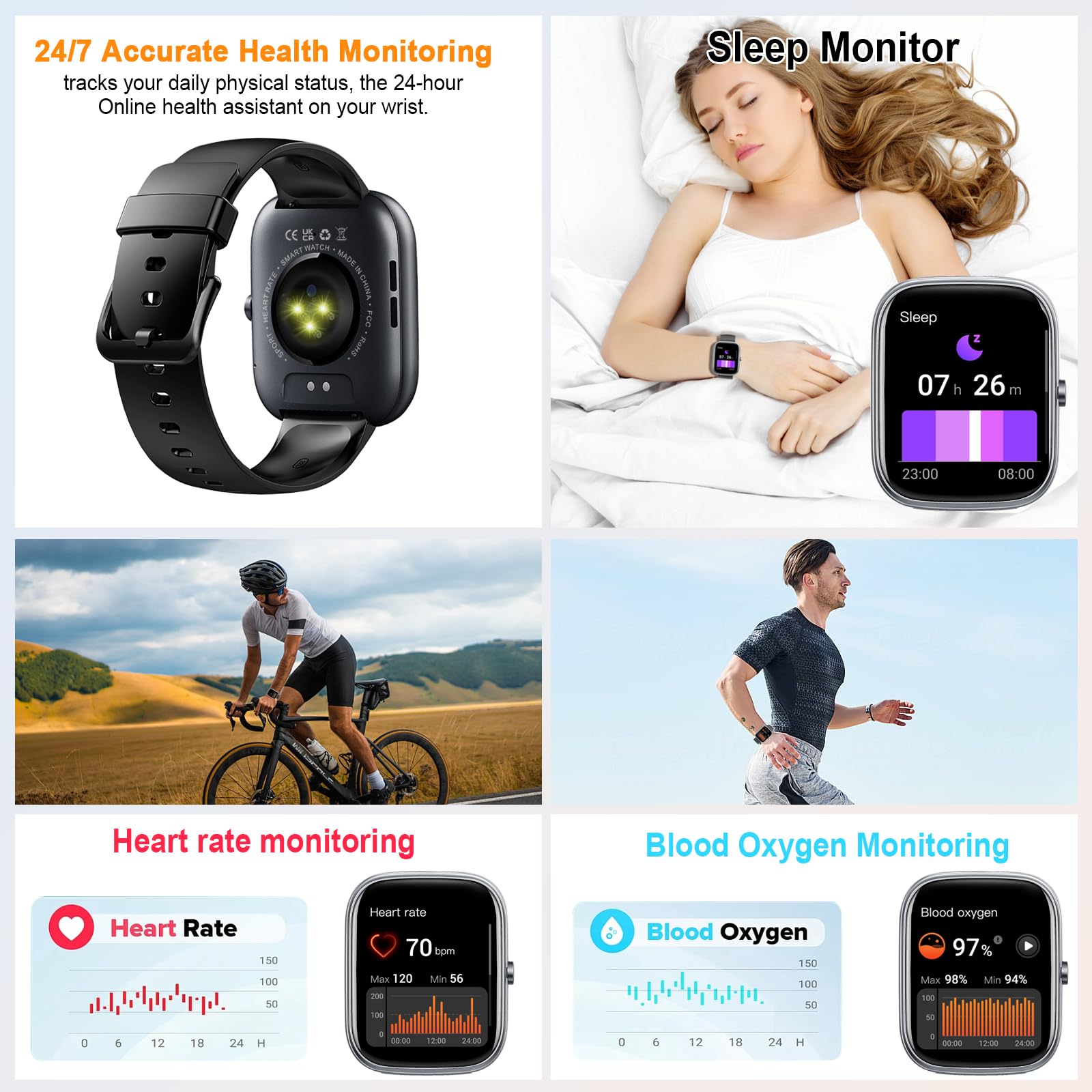 ساعة ذكية، ساعة ذكية مقاس 1.91 - مراجعة Smartwatch Faces وسعره