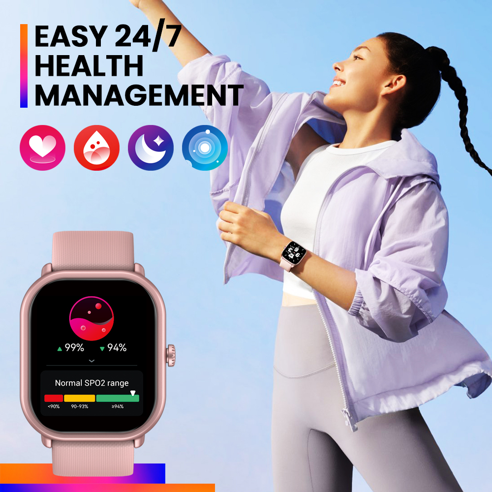 ساعة ذكية Zeblaze-GTS 3 Pro لل - مراجعة Smartwatch Faces وسعره