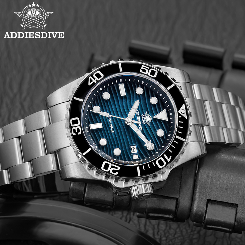 Addiesdive ساعة كوارتز رجالية  - مراجعة Accessories With Watch وسعره