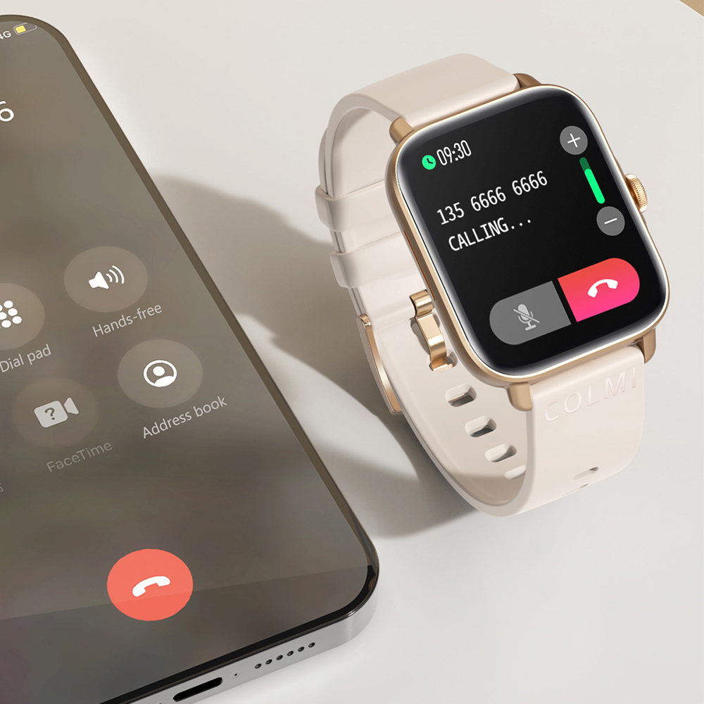 COLMI P28 Plus بلوتوث الرد على - مراجعة Smartwatch Face وسعره